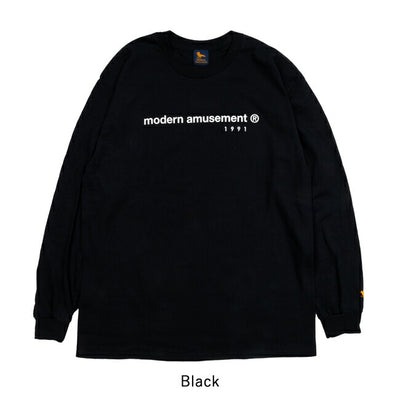 Modern Amusement モダンアミューズメント 別注 L/S Line Logo Tee (1991) ロングスリーブラインロゴティー MA-LT0019