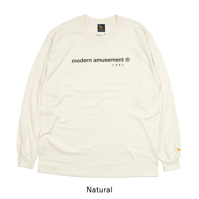 Modern Amusement モダンアミューズメント 別注 L/S Line Logo Tee (1991) ロングスリーブラインロゴティー MA-LT0019