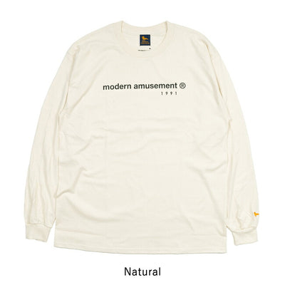Modern Amusement モダンアミューズメント 別注 L/S Line Logo Tee (1991) ロングスリーブラインロゴティー MA-LT0019