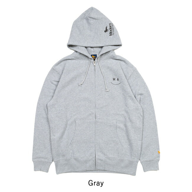 Modern Amusement モダンアミューズメント 別注 Sweat Zip Up Hoodie スウェットジップアップフーディ MA-SW0023