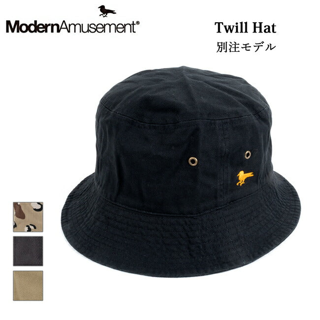 Modern Amusement モダンアミューズメント 別注 Twill Hat オレンジツイルハット MA-CAP005