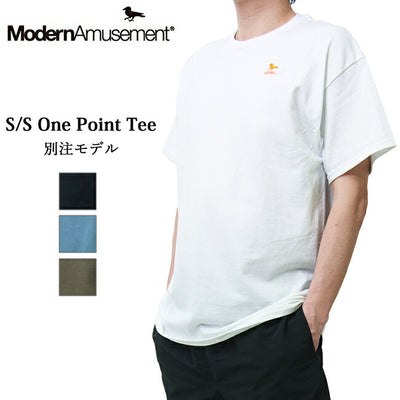 Modern Amusement モダンアミューズメント 別注 S/S One Point Tee ショートスリーブワンポイントティー MA-TS0047