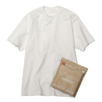 Hanes ヘインズ 1P SHIRO CREWNECK T-SHIRT クルーネックTシャツ HM1-X201