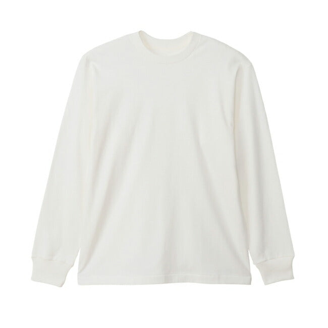 Hanes ヘインズ 1P SHIRO CREWNECK L/S T-SHIRT クルーネックロングスリーブTシャツ White HM4-A201