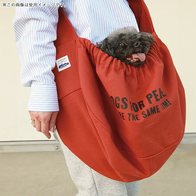 DOGS FOR PEACE ドッグスフォーピース ALBERTON DOG NEWS PAPER BAG CARRIES L アルバートンニュースペーパーキャリーバッグL 960008
