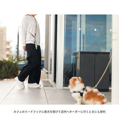 DOGS FOR PEACE ドッグスフォーピース SHOULDER 2WAY CLIMBING ROPE LEASH ショルダー2WAYクライミングロープリーシュ 960011