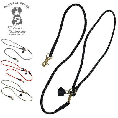 DOGS FOR PEACE ドッグスフォーピース SHOULDER 2WAY CLIMBING ROPE LEASH ショルダー2WAYクライミングロープリーシュ 960011