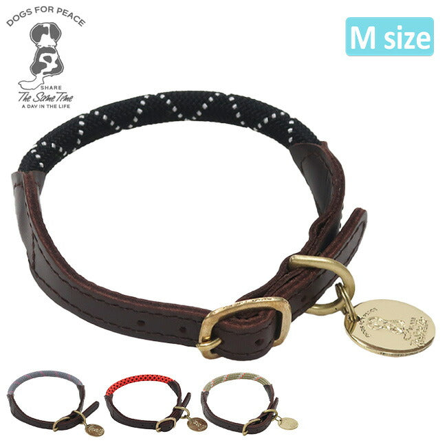 DOGS FOR PEACE ドッグスフォーピース CLIMBING ROPE COLLAR M クライミングロープカラーM 960012