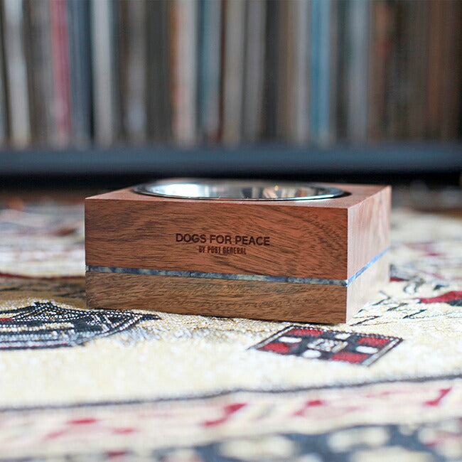 DOGS FOR PEACE ドッグスフォーピース WOODEN DOG BOWL ウッデンドッグボウル 960024