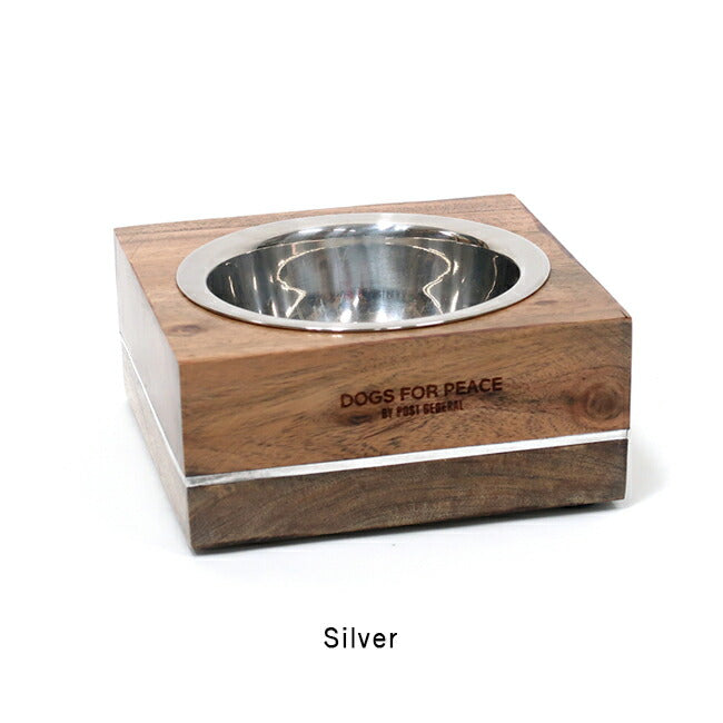 DOGS FOR PEACE ドッグスフォーピース WOODEN DOG BOWL ウッデンドッグボウル 960024