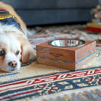 DOGS FOR PEACE ドッグスフォーピース WOODEN DOG BOWL ウッデンドッグボウル 960024