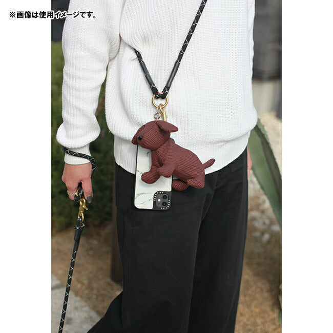 DOGS FOR PEACE ドッグスフォーピース HOUNDSTOOTH DOG ICON POUCH 千鳥格子ドッグアイコンポーチ 960015