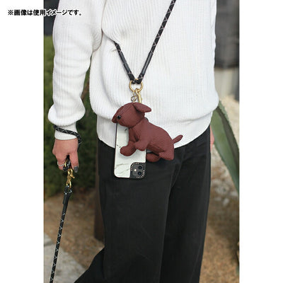 DOGS FOR PEACE ドッグスフォーピース HOUNDSTOOTH DOG ICON POUCH 千鳥格子ドッグアイコンポーチ 960015