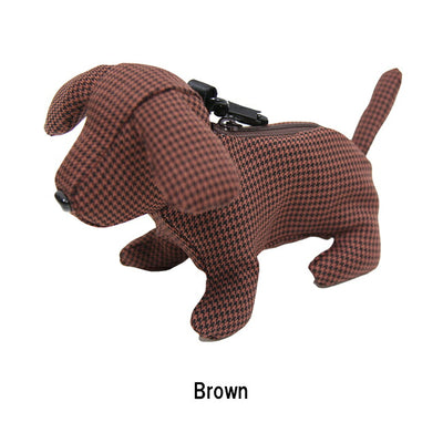 DOGS FOR PEACE ドッグスフォーピース HOUNDSTOOTH DOG ICON POUCH 千鳥格子ドッグアイコンポーチ 960015