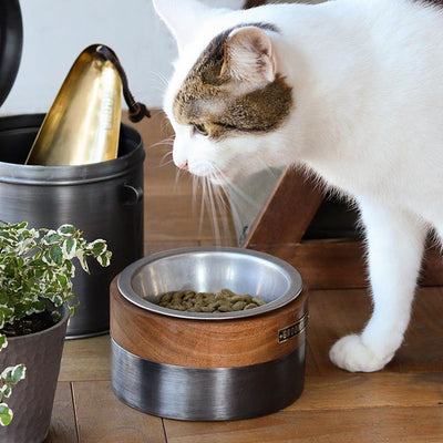 GROOM グルーム WOOD&IRON FEEDING BOWL ウッド&アイアンフィーディングボウル 972310031