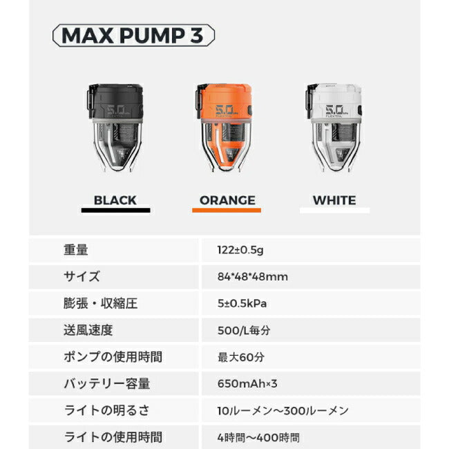 FLEXTAIL - FLEXTAIL フレックステイル Max Pump 3 マックスポンプ3
