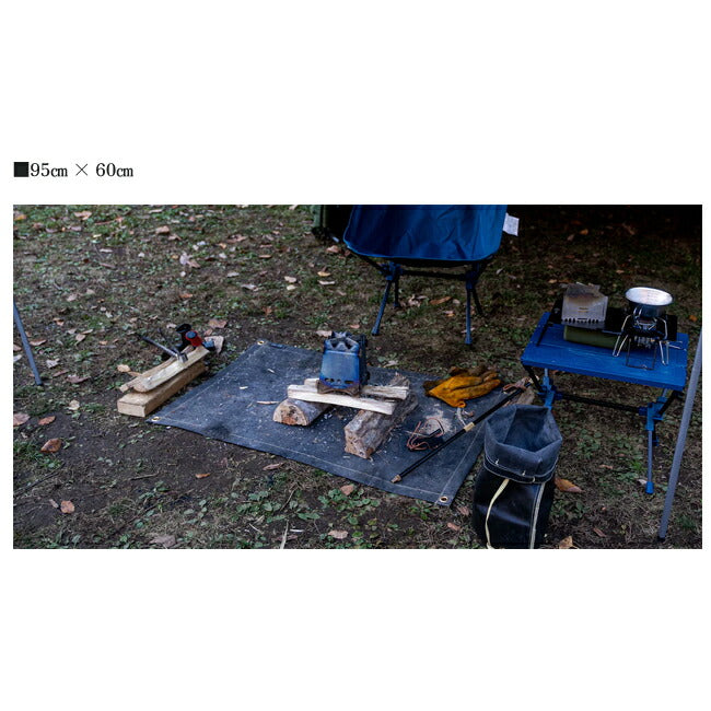 ZEN Camps ゼンキャンプ 焚き火専用シート(ブラックシリコン加工モデル