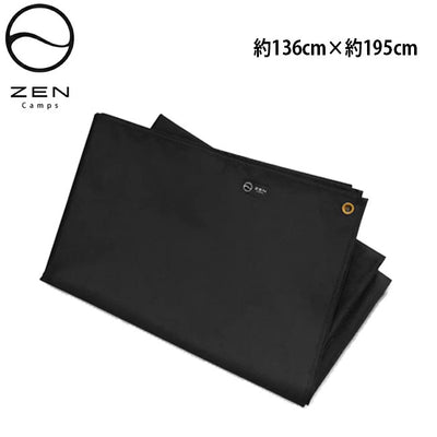 ZEN Camps ゼンキャンプ グランドシート オックスフォード生地(フラット型)