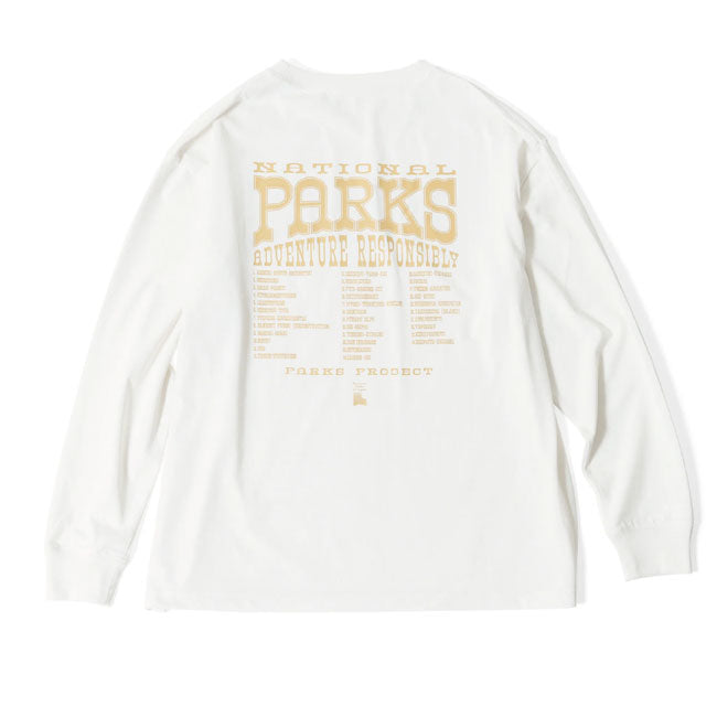 PARKS PROJECT パークスプロジェクト Ecorich All National Parks L/S Tee エコリッチオールナショナルパークスロングスリーブTシャツ PP24AW-001-B