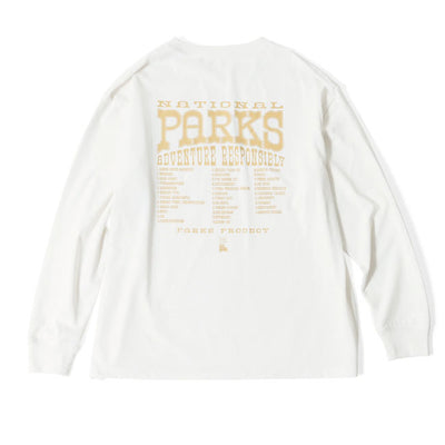 PARKS PROJECT パークスプロジェクト Ecorich All National Parks L/S Tee エコリッチオールナショナルパークスロングスリーブTシャツ PP24AW-001-B