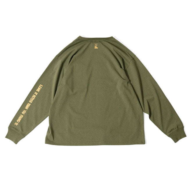 PARKS PROJECT パークスプロジェクト Ecorich Mt.Fuji Pocket L/S Tee エコリッチマウントフジポケットロングスリーブTシャツ PP24AW-003