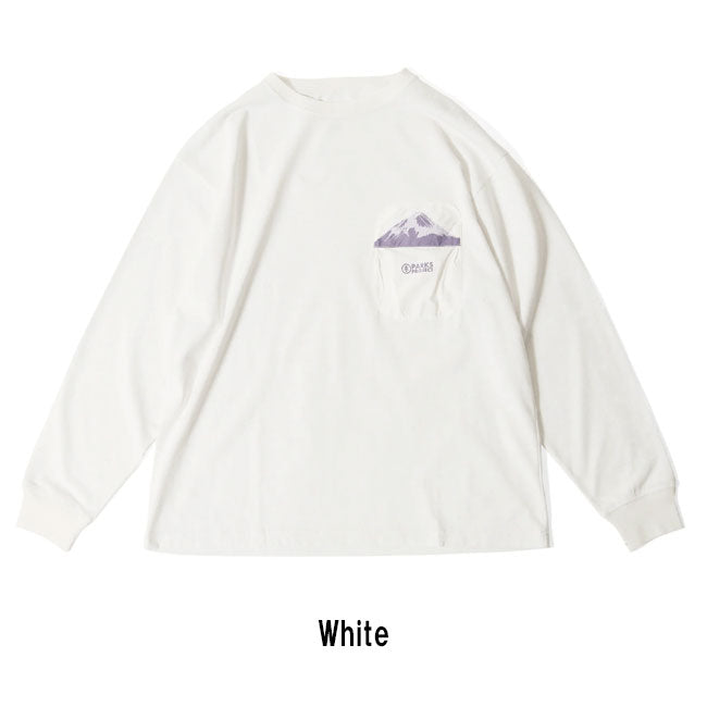 PARKS PROJECT パークスプロジェクト Ecorich Mt.Fuji Pocket L/S Tee エコリッチマウントフジポケットロングスリーブTシャツ PP24AW-003