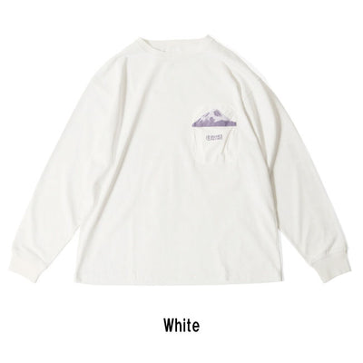 PARKS PROJECT パークスプロジェクト Ecorich Mt.Fuji Pocket L/S Tee エコリッチマウントフジポケットロングスリーブTシャツ PP24AW-003