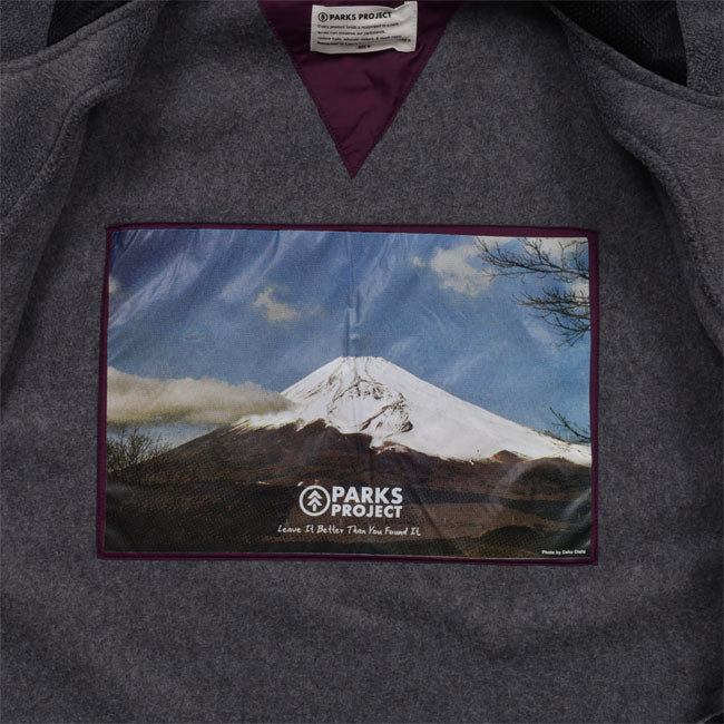 PARKS PROJECT パークスプロジェクト Fleece Zip Up Hoodie フリースジップアップフーディ PP24AW-008