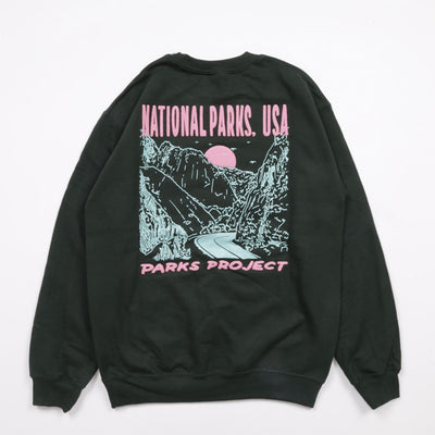 PARKS PROJECT パークスプロジェクト National Parks Puff Print P/O Sweat ナショナルパークスパフプリントプルオーバースウェット PP24AW-006US