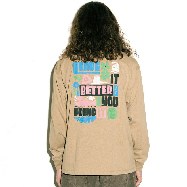 PARKS PROJECT パークスプロジェクト Ecorich Animals L/S Tee by 44&Co. エコリッチアニマルロングスリーブTシャツ PP25SS-016