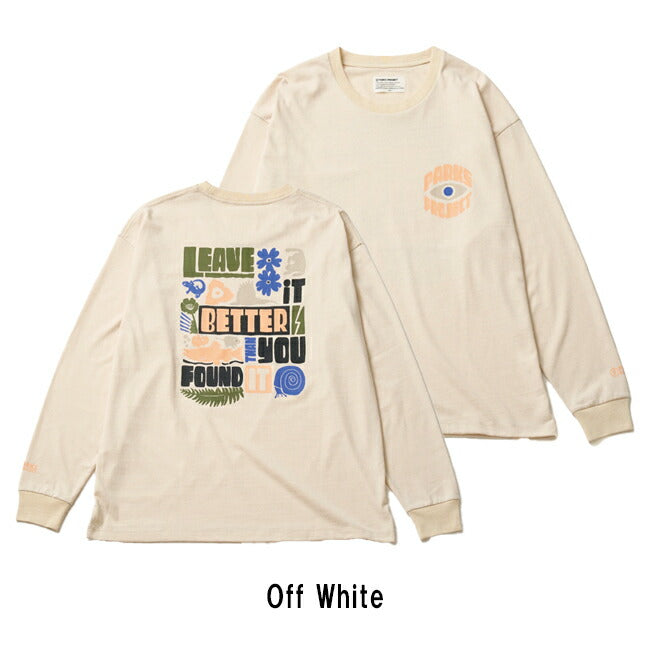 PARKS PROJECT パークスプロジェクト Ecorich Animals L/S Tee by 44&Co. エコリッチアニマルロングスリーブTシャツ PP25SS-016