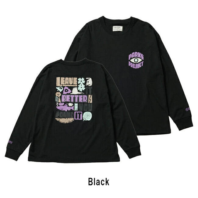 PARKS PROJECT パークスプロジェクト Ecorich Animals L/S Tee by 44&Co. エコリッチアニマルロングスリーブTシャツ PP25SS-016
