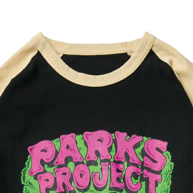 PARKS PROJECT パークスプロジェクト Organic Cotton Escape To Nature Raglan QS Tee by DLOP オーガニックコットンエスケープトゥネイチャーラグランQSティー PP25SS-005