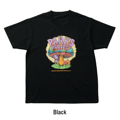 PARKS PROJECT パークスプロジェクト Organic Cotton Mushroom S/S Tee by DLOP オーガニックコットンマッシュルームショートスリーブティー PP25SS-002