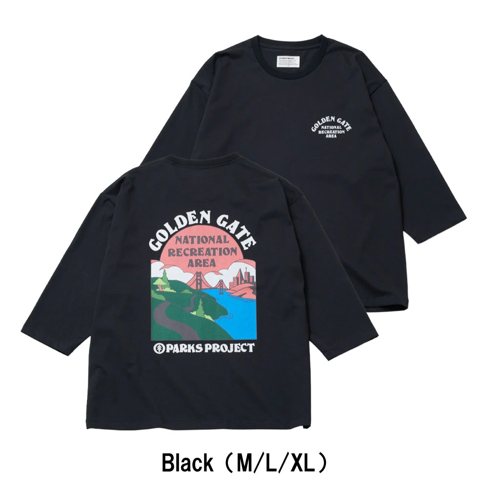 PARKS PROJECT パークスプロジェクト GOLDENGATE 3/4 Tee ゴールデンゲート3/4ティー 102508001