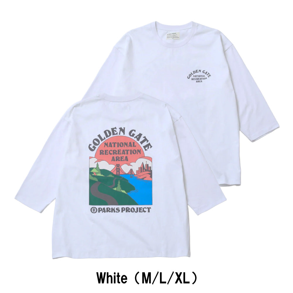 PARKS PROJECT パークスプロジェクト GOLDENGATE 3/4 Tee ゴールデンゲート3/4ティー 102508001