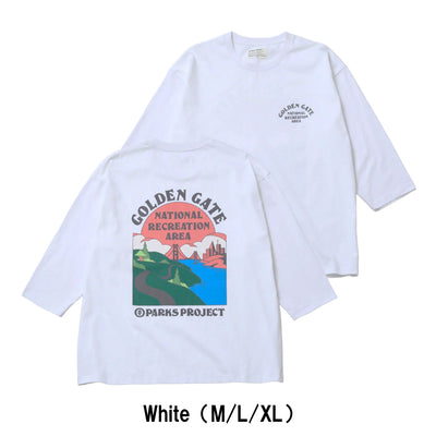 PARKS PROJECT パークスプロジェクト GOLDENGATE 3/4 Tee ゴールデンゲート3/4ティー 102508001