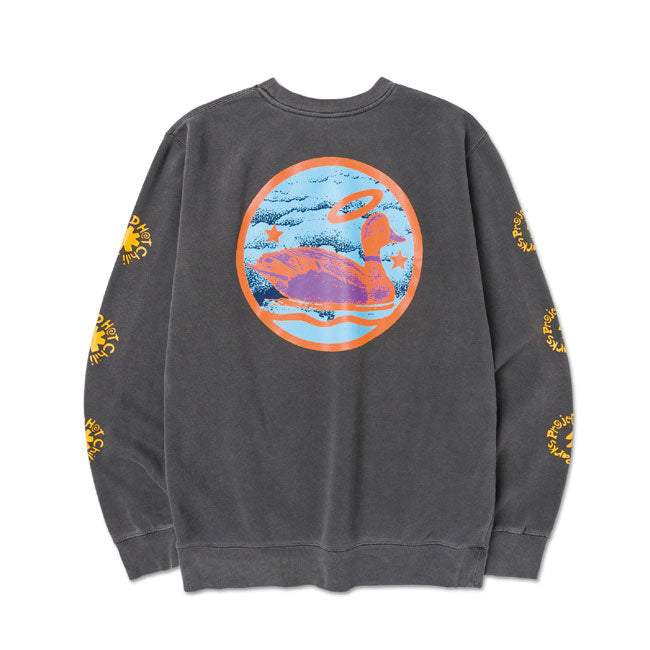 Red Hot Chili Peppers Crew Sweat レッドホットチリペッパーズクルースウェット Charcoal PP007035