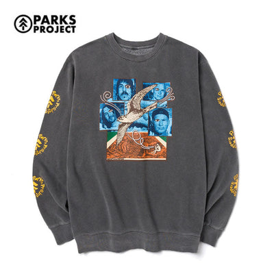 Red Hot Chili Peppers Crew Sweat レッドホットチリペッパーズクルースウェット Charcoal PP007035