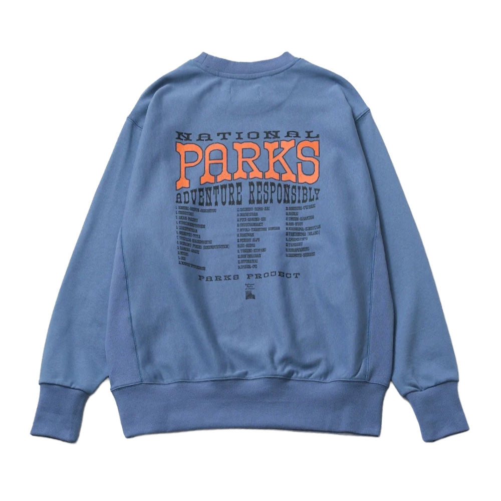 PARKS PROJECT - Japan NP Sweat ジャパンNPスウェット Sax(Blue