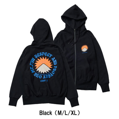 Mt.FUJI No.4 Zip Hoodie マウントフジナンバー4ジップフーディー