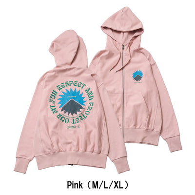 Mt.FUJI No.4 Zip Hoodie マウントフジナンバー4ジップフーディー