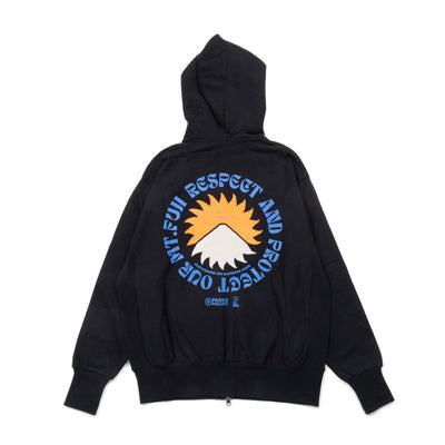 Mt.FUJI No.4 Zip Hoodie マウントフジナンバー4ジップフーディー