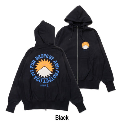Mt.FUJI No.4 Zip Hoodie マウントフジナンバー4ジップフーディー