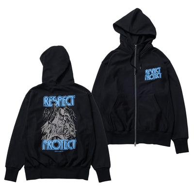ALASKA Zip Hoodie アラスカジップフーディー Black 142511001