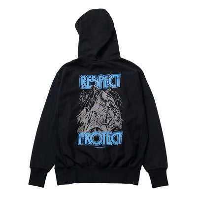 ALASKA Zip Hoodie アラスカジップフーディー Black 142511001
