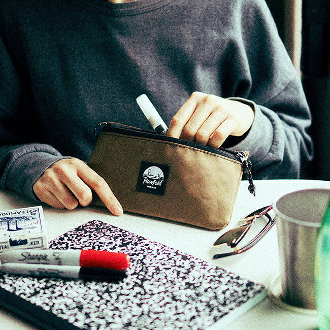 Flowfold フローフォールド CREATOR ZIPPER POUCH WALLET クリエイタージッパーポーチウォレット