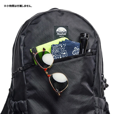 Flowfold フローフォールド OPTIMIST BACK PACK 18L オプティミストバッグパック18L Jet Black ff18bp001