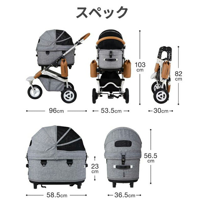 AIRBUGGY - DOME3 REGULAR ドーム3レギュラー Earth Black AD320