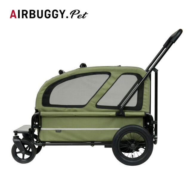AIRBUGGY エアバギー キャリッジ 2点セット [台車・ルーフ] MossGreen AD3057